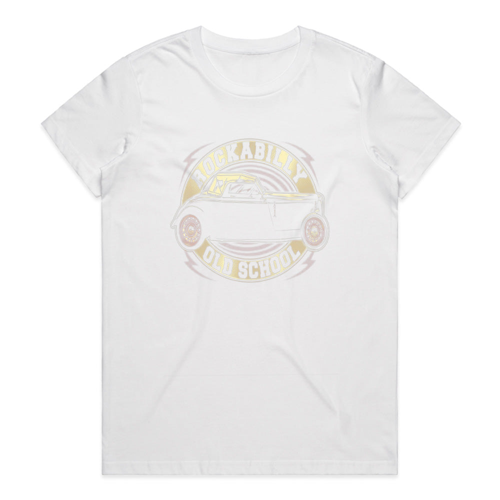 Rockabilly Old School Hot Rod T-Shirt – Vintage Classic Car Retro Style
