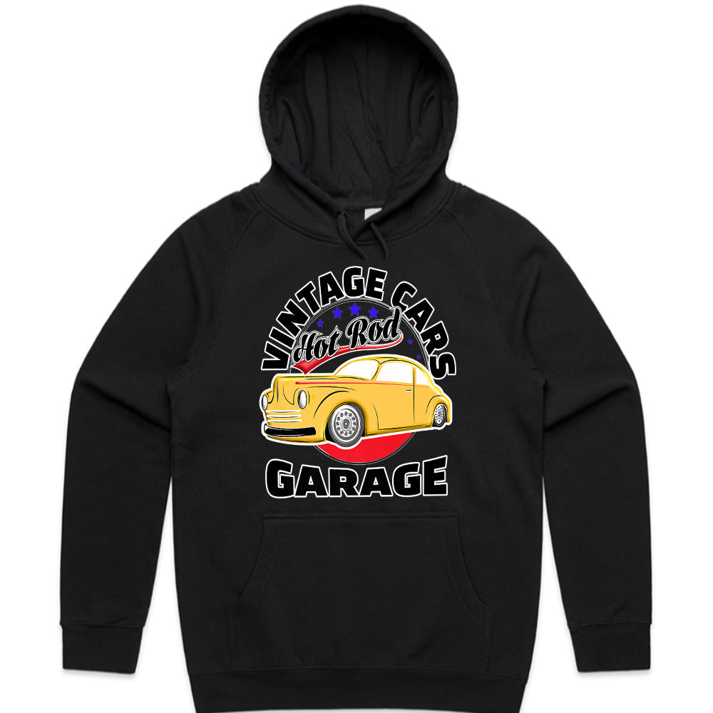 Vintage Cars Garage Hot Rod T-Shirt – Classic Retro Automotive Design