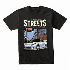 Streets Legend 1997" JDM Drift Car T-Shirt – Retro Street Racing Style