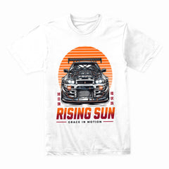Rising Sun – JDM Skyline GT-R Racing Graphic T-Shirt