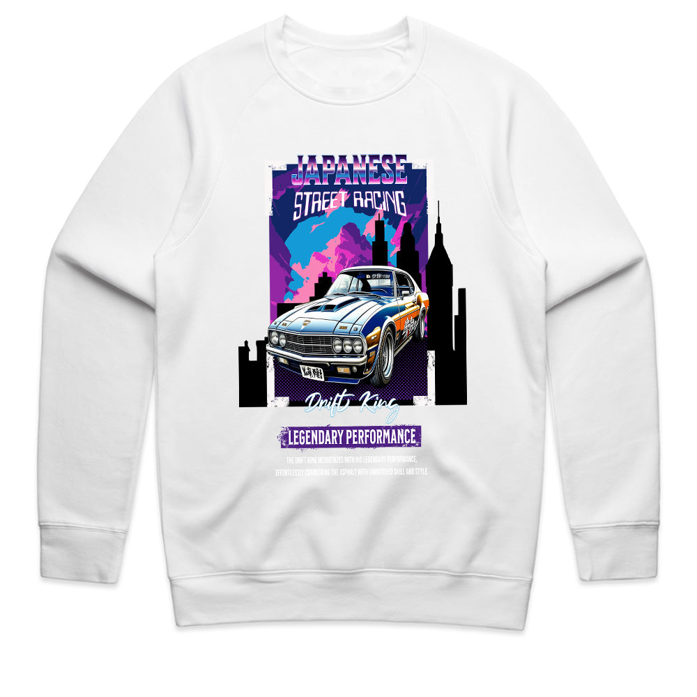 Drift King Japanese Street Racing T-Shirt – Classic JDM Legend Edition