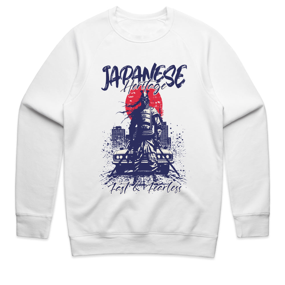Japanese Heritage T-Shirt – Fast & Fearless Samurai JDM Edition