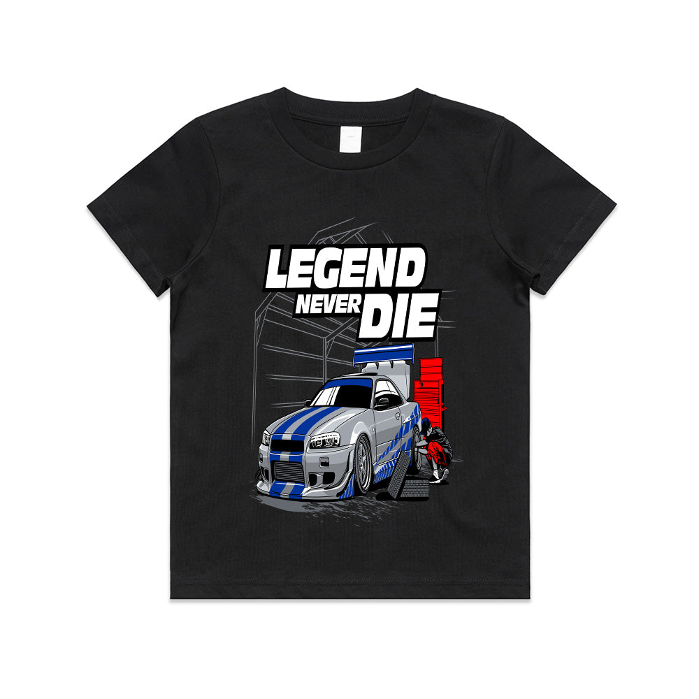 Legend Never Die R34 Skyline Tribute T-Shirt – JDM Icon