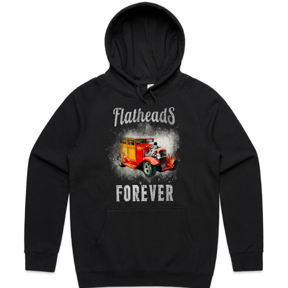 Flatheads Forever T-Shirt – Classic Hot Rod Vintage Car Enthusiast Tee