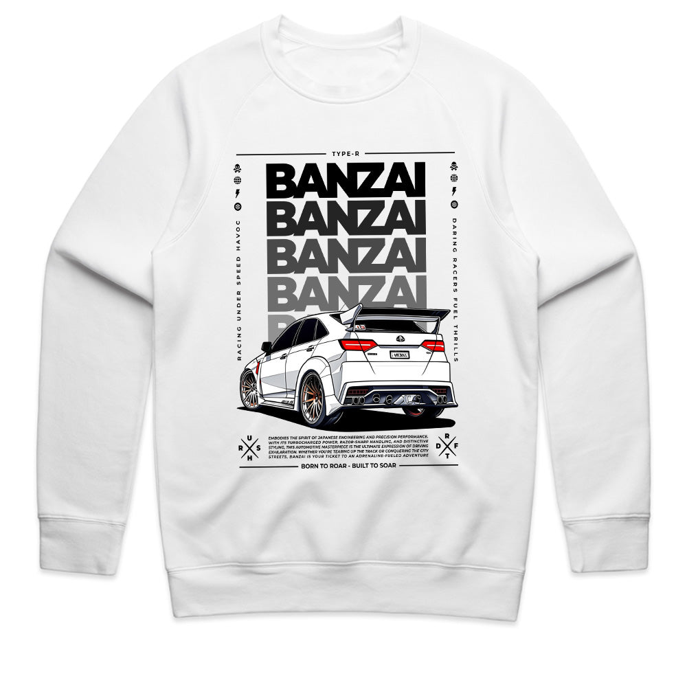 Banzai Turbo Type R T-Shirt – JDM Performance Streetwear