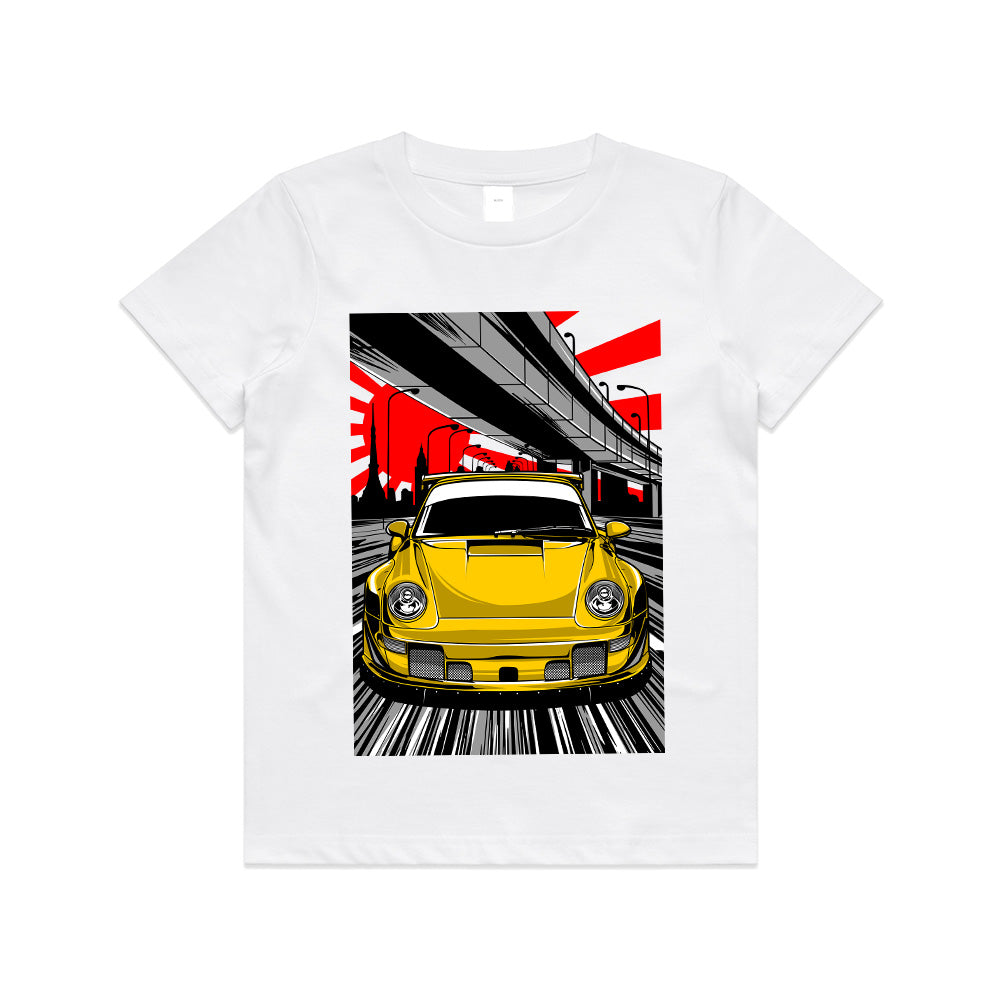 Tokyo Speed Rush" – Yellow Turbo Beast Under the City Lights