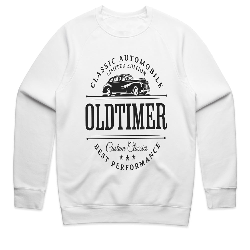 Vintage Classic Car "Oldtimer" Black T-Shirt – Retro Automotive Streetwear