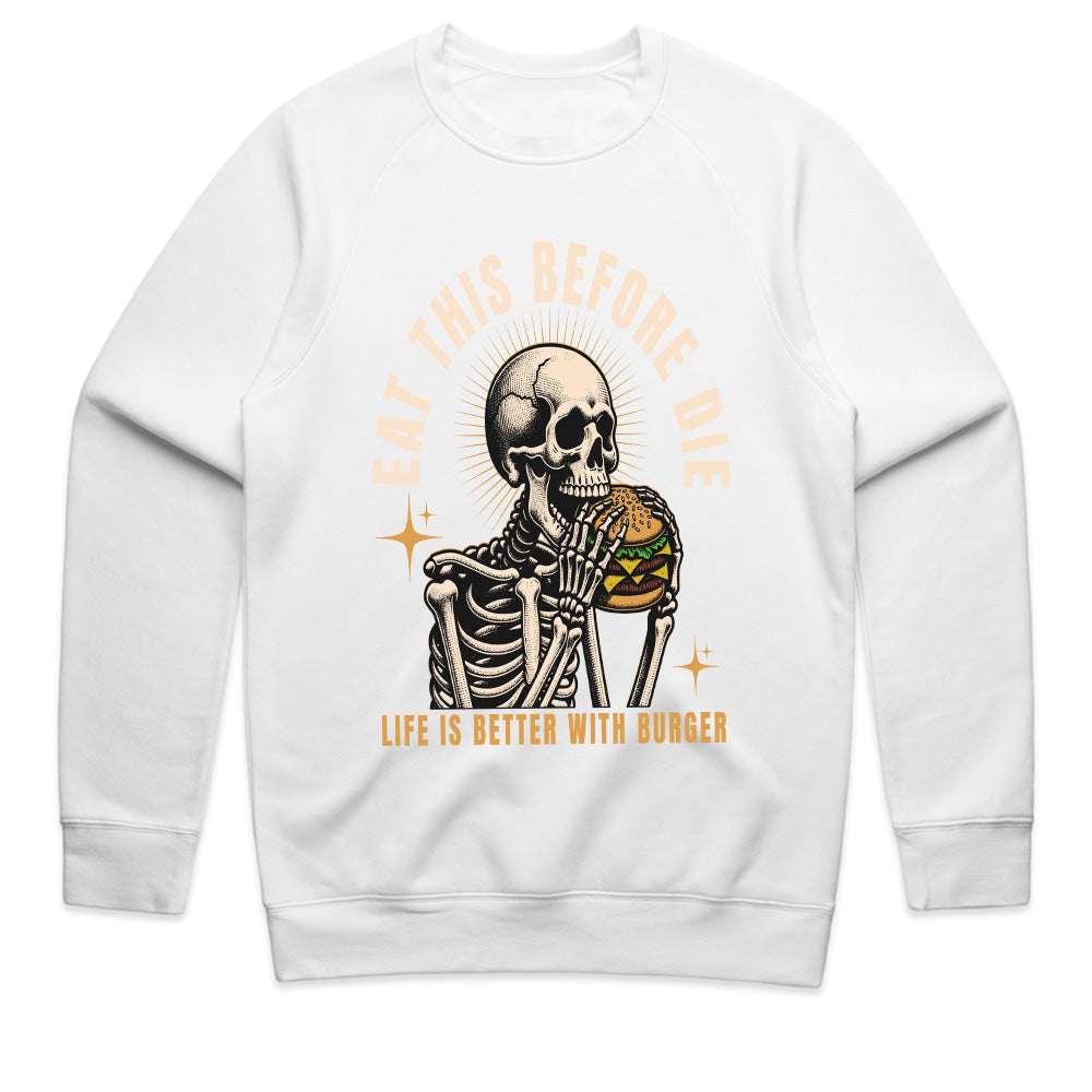 Eat This Before You Die – Ultimate Burger Lover Streetwear T-Shirt