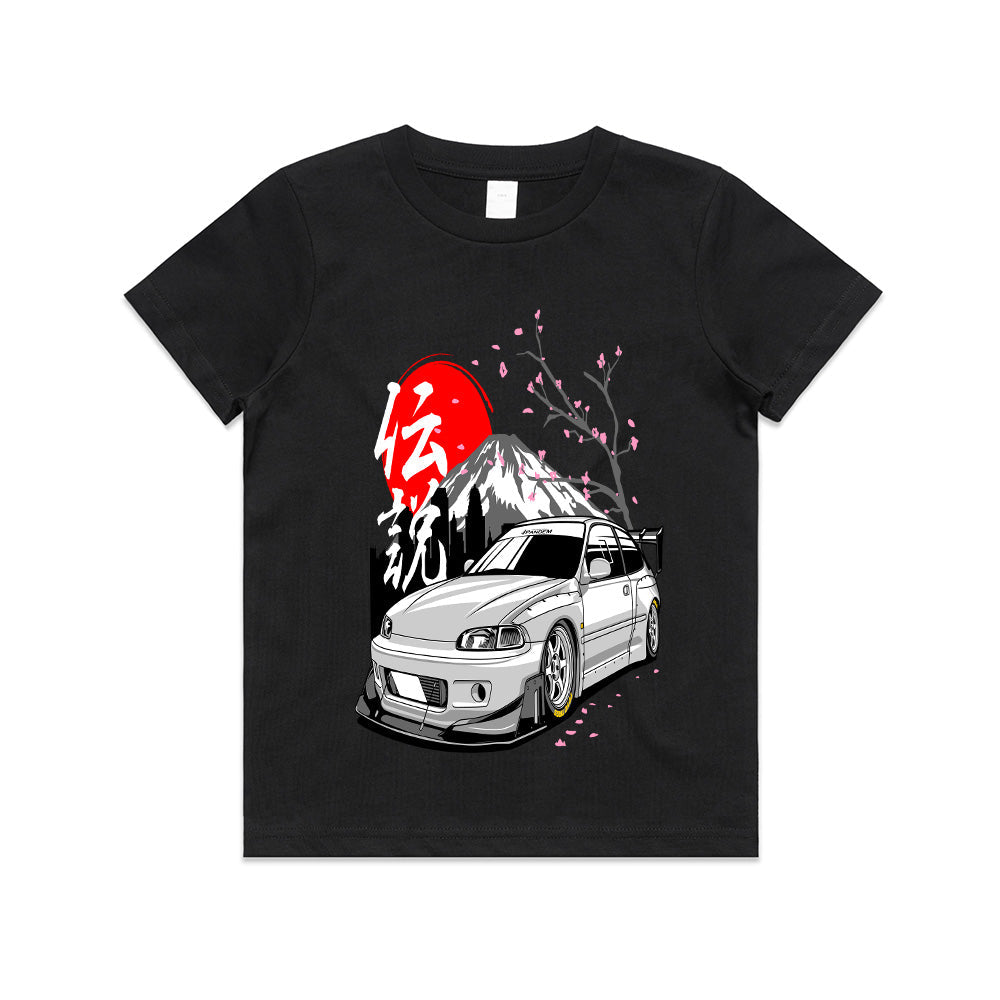 JDM Legend Civic Hatchback T-Shirt – Japanese Street Racing Style