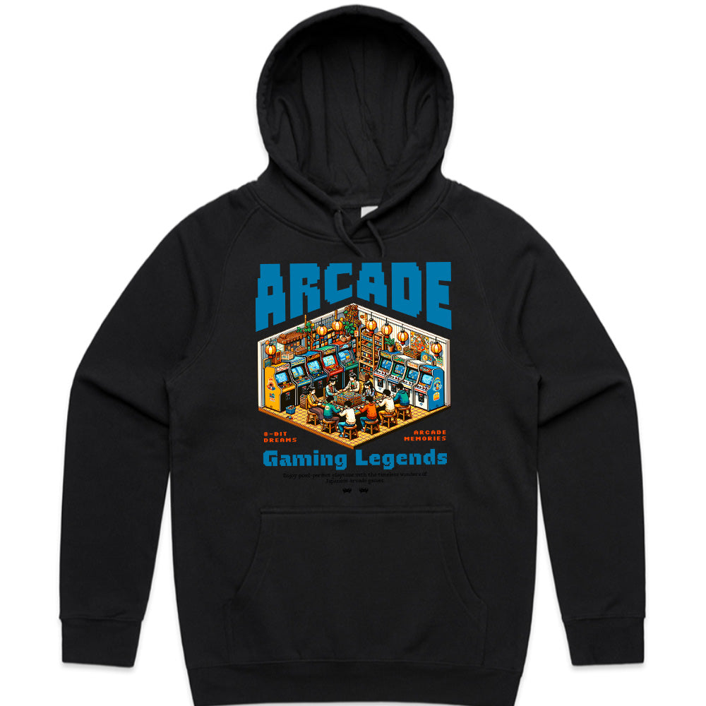 Vintage Arcade Gaming Legends T-Shirt – Retro 8-Bit Dreams Tee