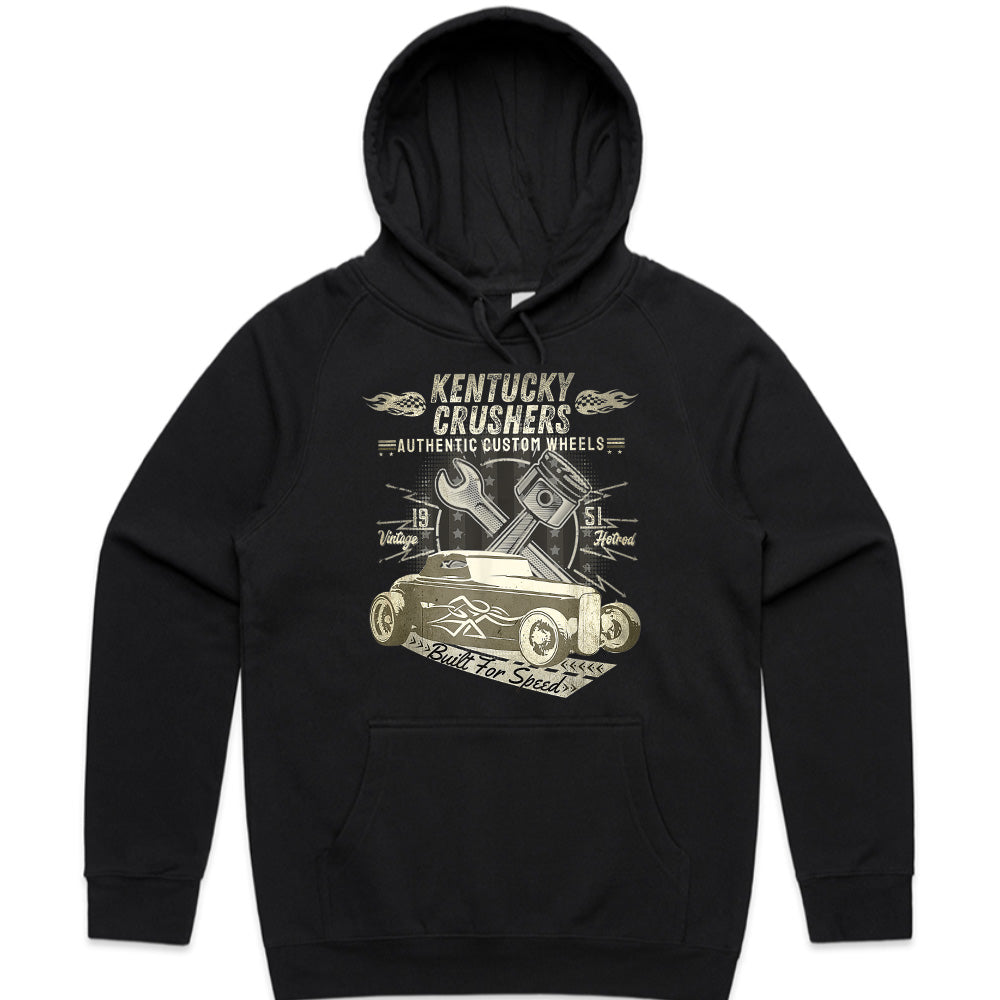 Kentucky Crushers Hot Rod Vintage T-Shirt – Built for Speed!