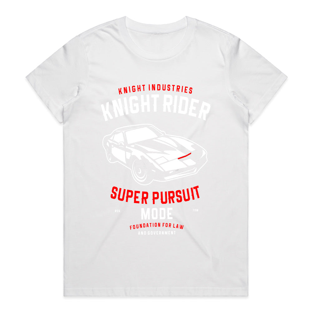 Knight Rider Super Pursuit Mode T-Shirt – Iconic 80s TV Classic!