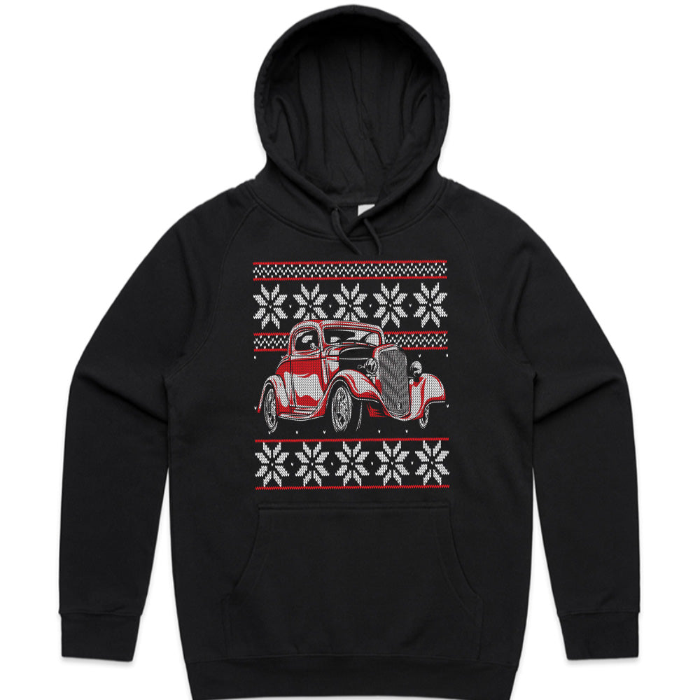 Classic Hot Rod Ugly Christmas Sweater T-Shirt