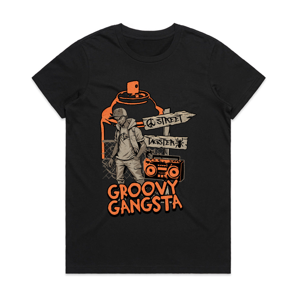 Groovy Gangsta: Urban Street Vibes Tee