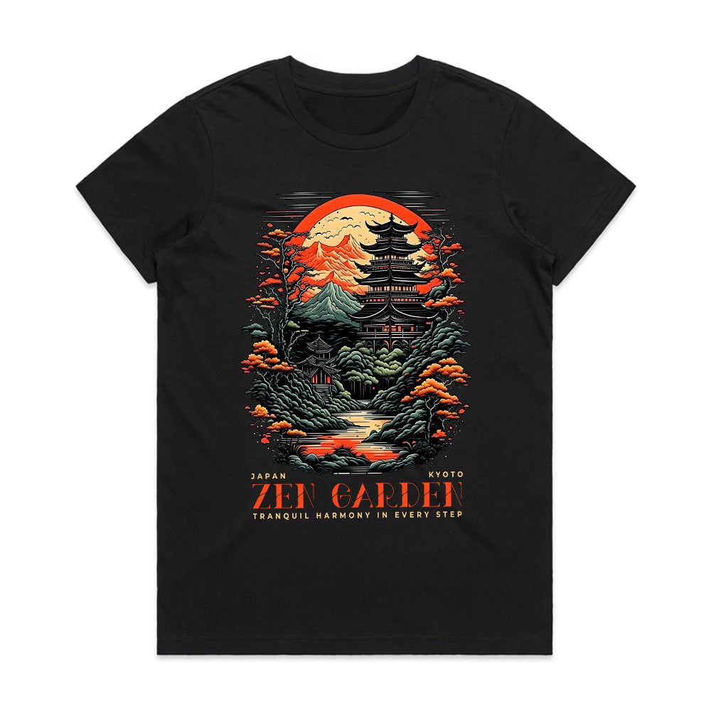 Kyoto Serenity: Tranquil Zen Garden Tee