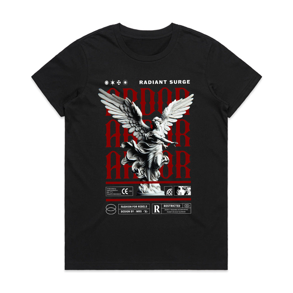 Radiant Surge: Angelic Armor Tee