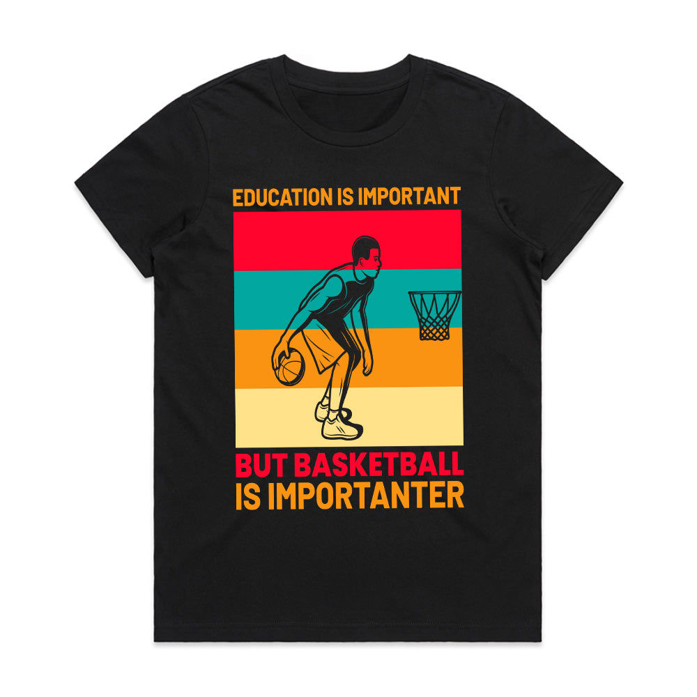 Importanter Hoops: Retro Basketball Priority Tee