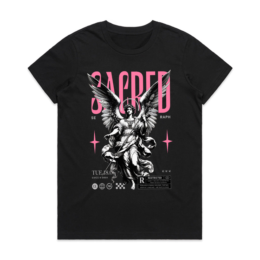 Sacred Seraph: Divine Guardian Tee