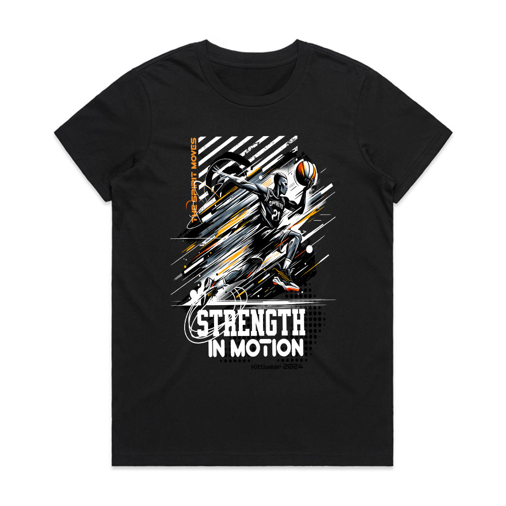Full Court Fury: Strength in Motion Tee