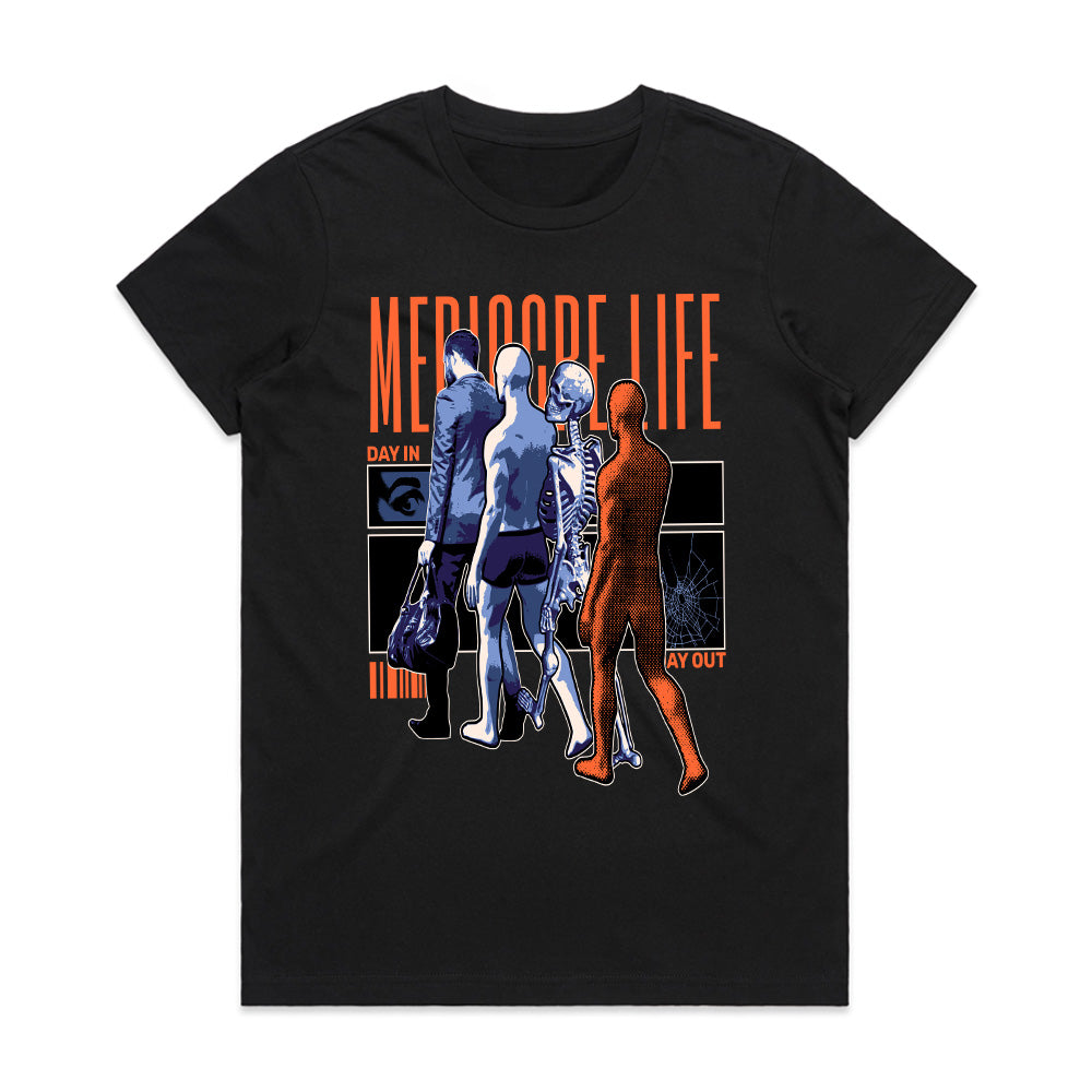 Existential Grind: Mediocre Life Statement Tee