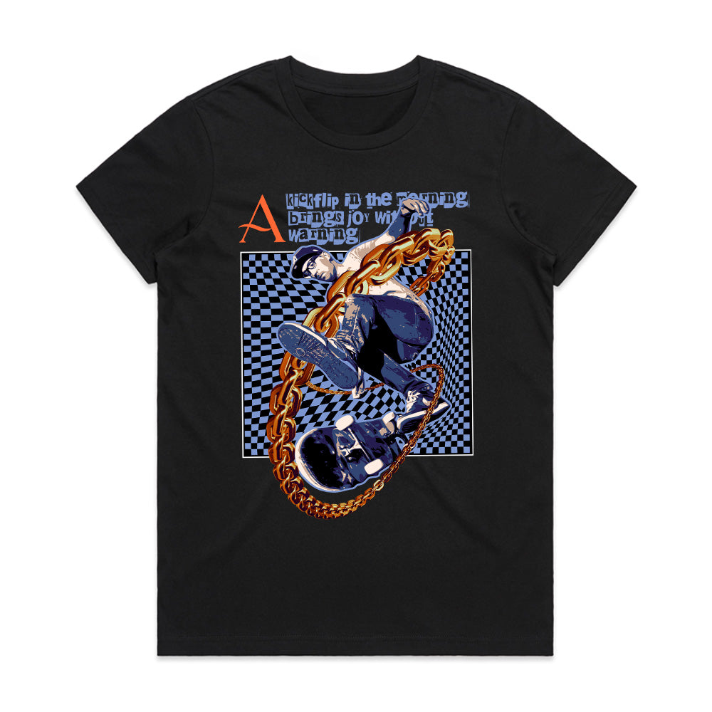 Chain Reaction: Morning Kickflip Vibes Tee