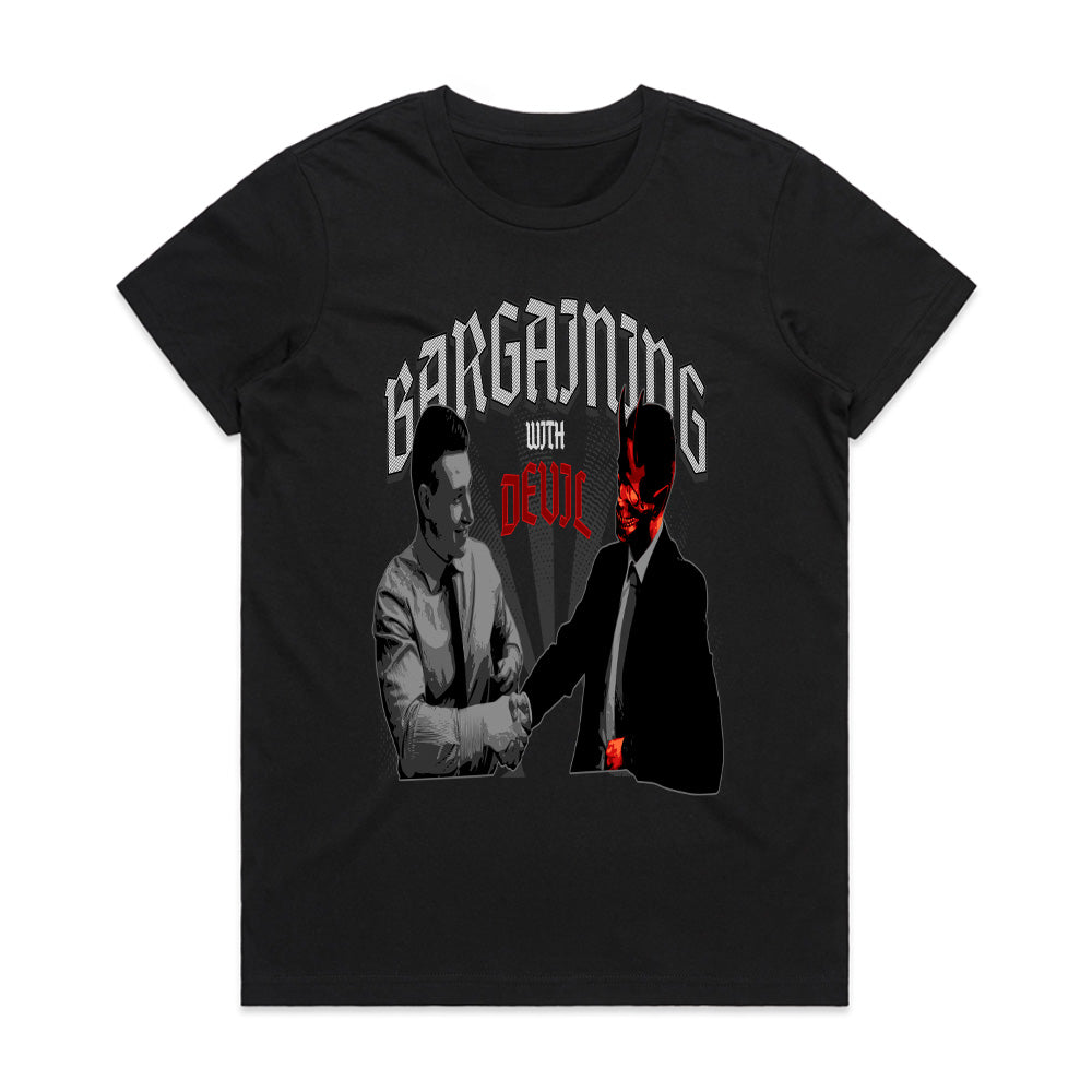 Deal with the Dark: Bargaining with the Devil Tee