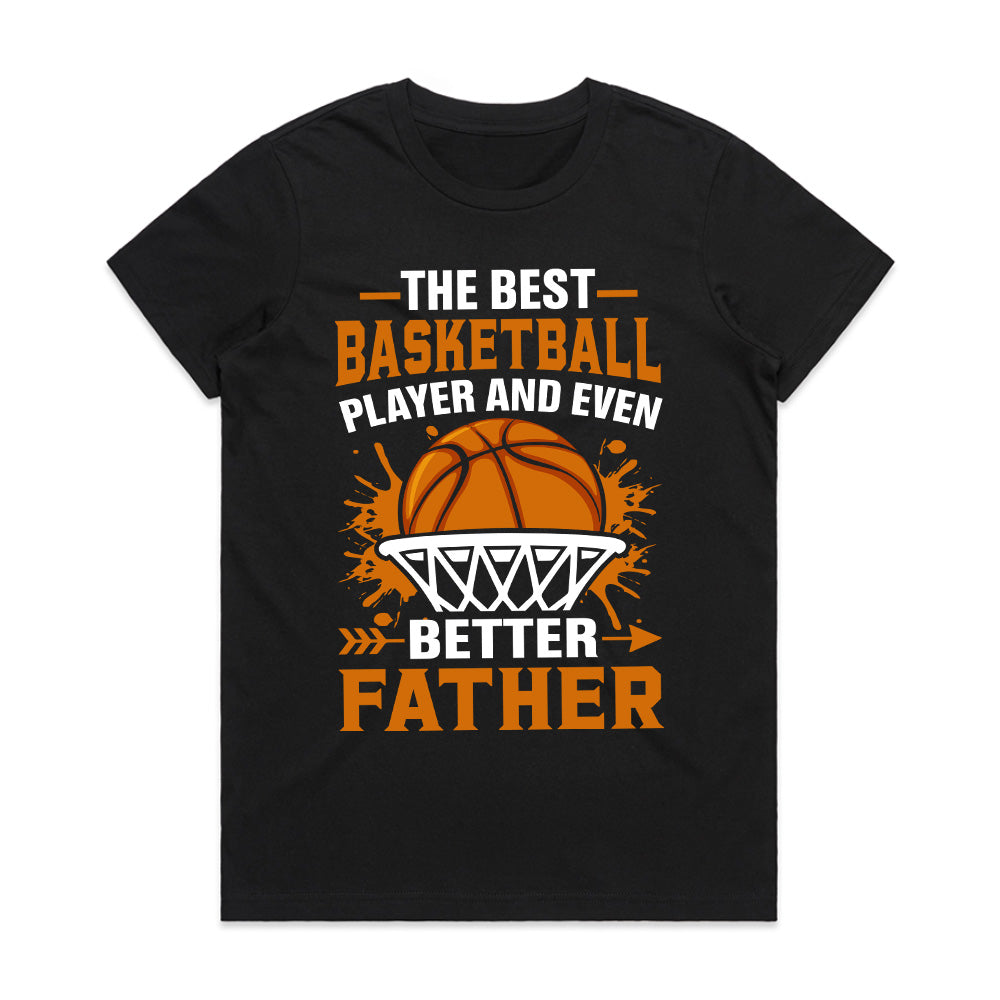 Hoops & Heart: Best Basketball Dad Tee