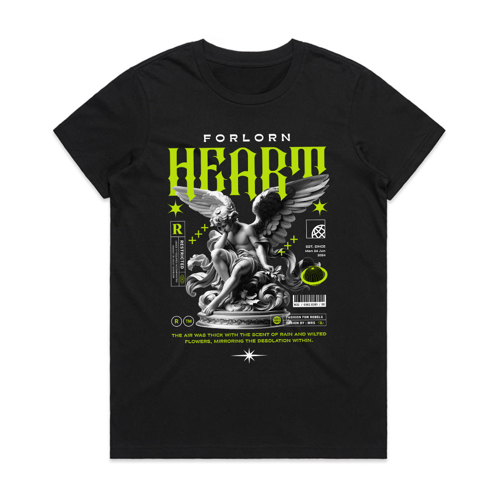 Neon Desolation: Forlorn Heart Angel Tee