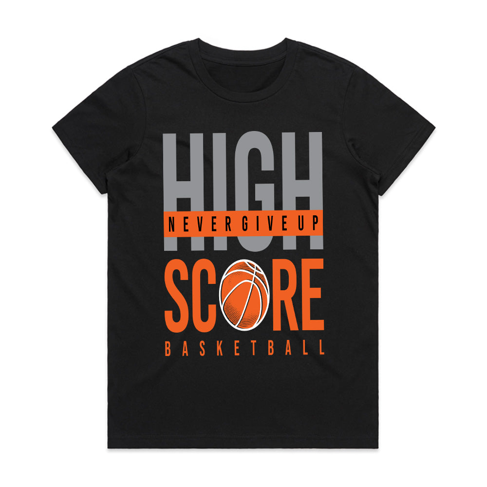 Relentless Drive: High Score Basketball Tee