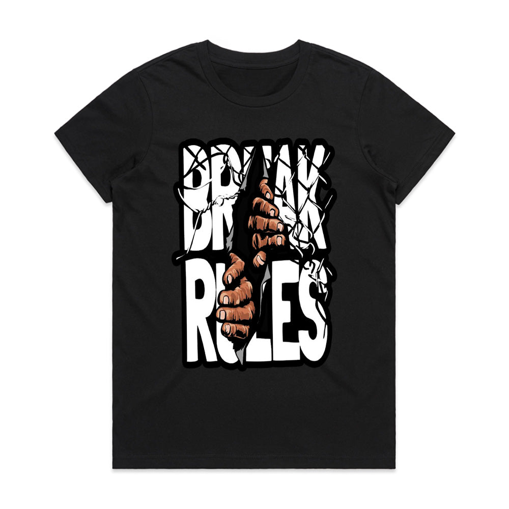 Shatter Limits: Break Rules Rebel Tee