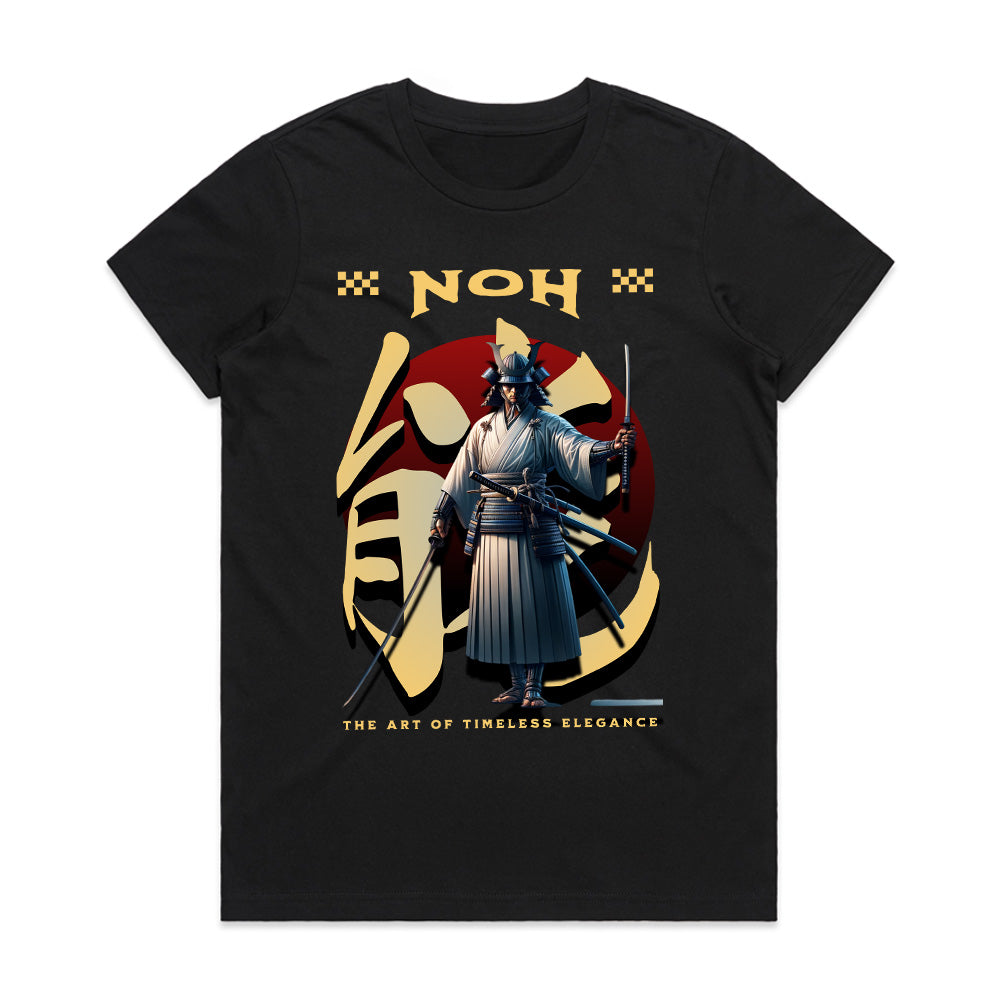 Noh Warrior: Timeless Samurai Elegance Tee