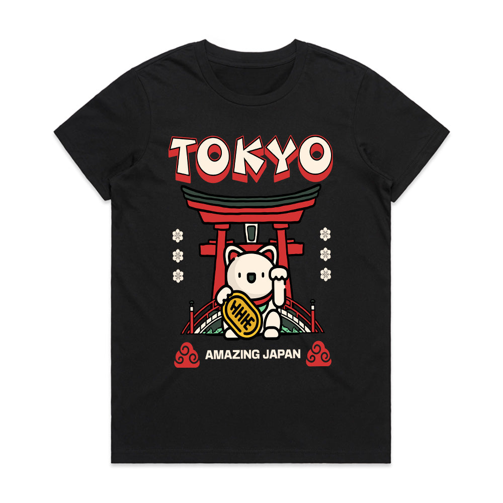 Lucky Tokyo: Maneki-Neko Gateway Tee