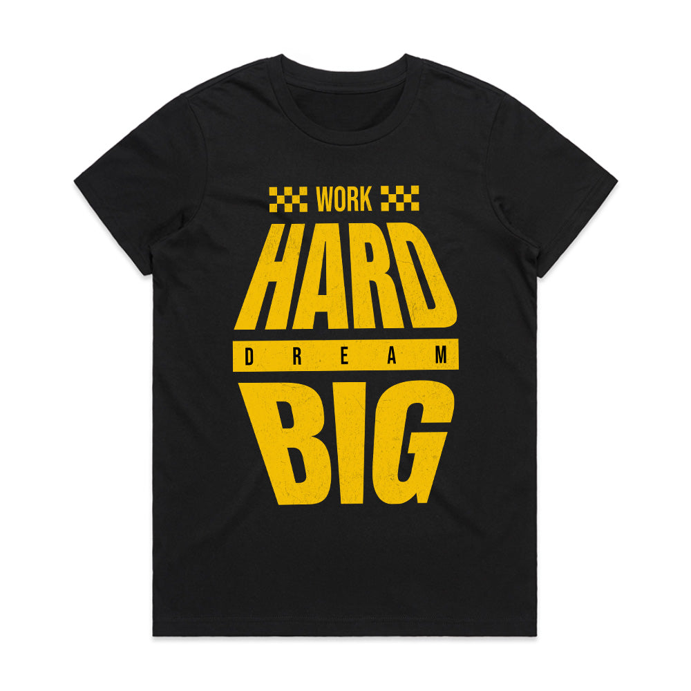 Ambition Fuel: Work Hard Dream Big Tee