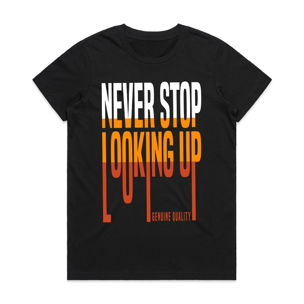 Skybound Spirit: Never Stop Looking Up Tee