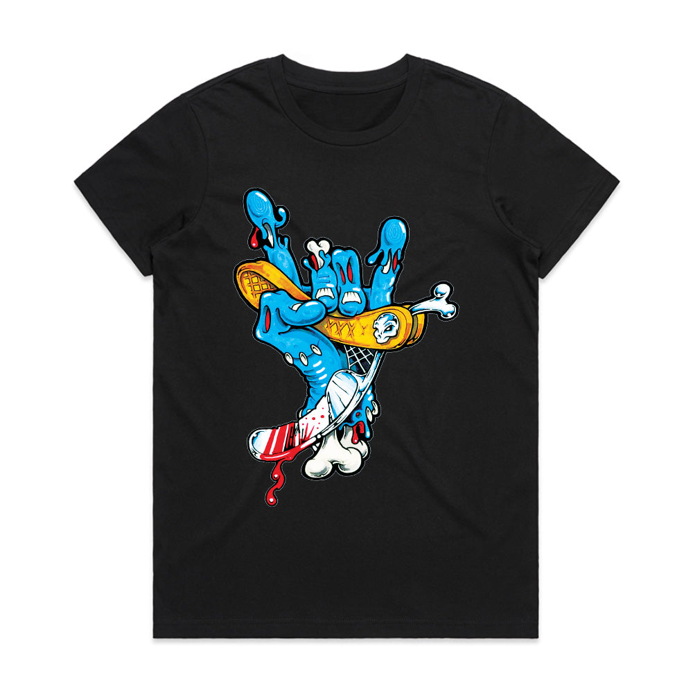 Meltdown Kickflip: Liquid Skate Chaos Tee