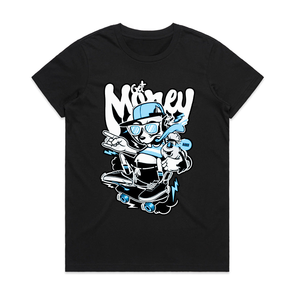 Hustle Pup: Get Money Skater Tee