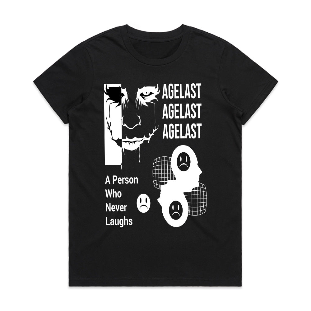 “Agelast Shadow” Emotionless Statement Tee