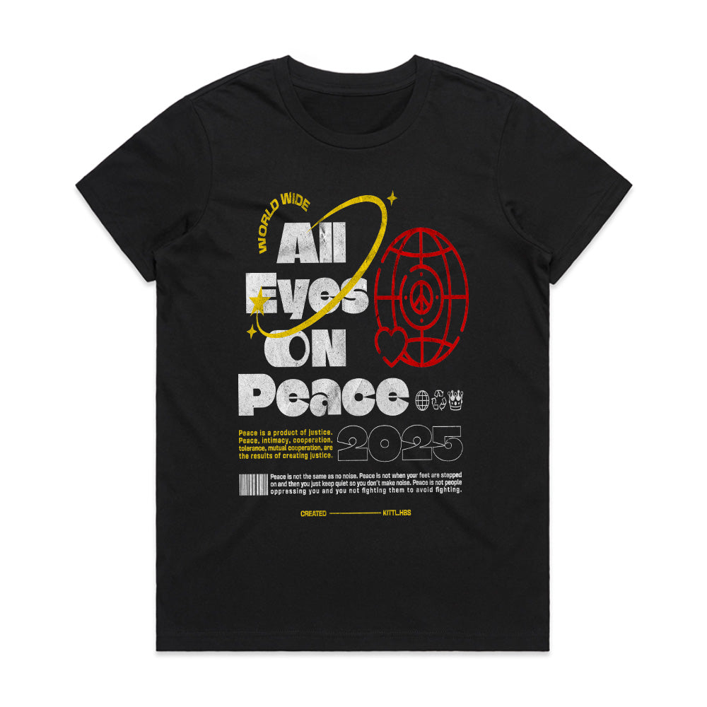 Global Harmony: All Eyes on Peace 2025 Tee