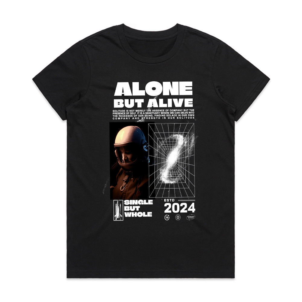Solitary Voyager: Alone But Alive 2024 Tee