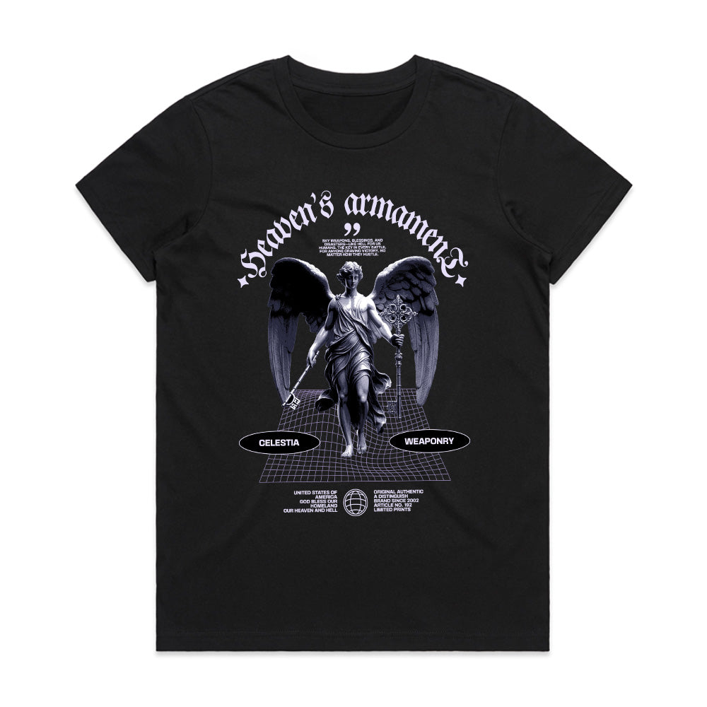 Celestial Arsenal: Heaven’s Armament Tee