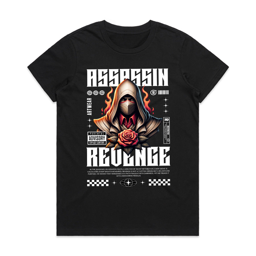 Crimson Silence – Assassin’s Revenge Street Tee