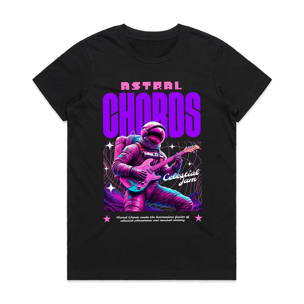 Astral Chords: Celestial Jam Session Tee
