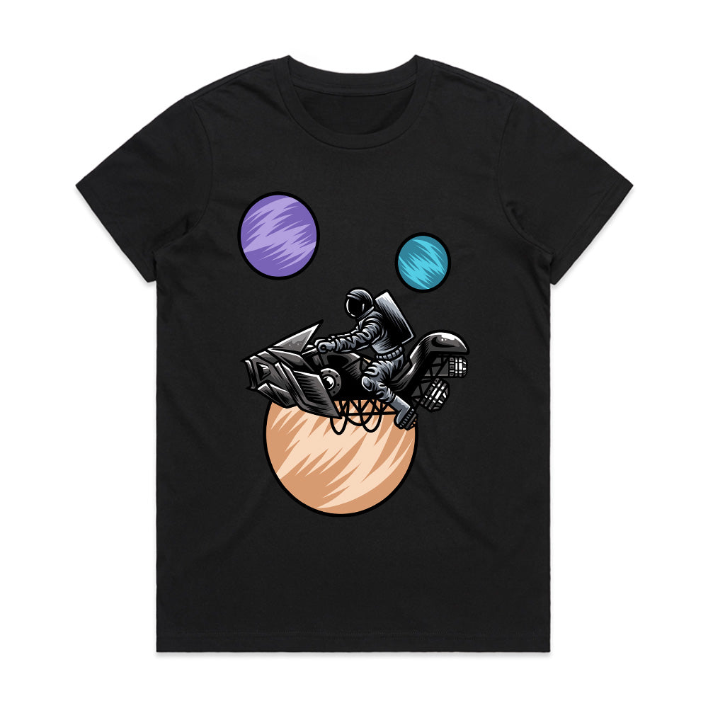 Stellar Outrider: Cosmic Biker Tee