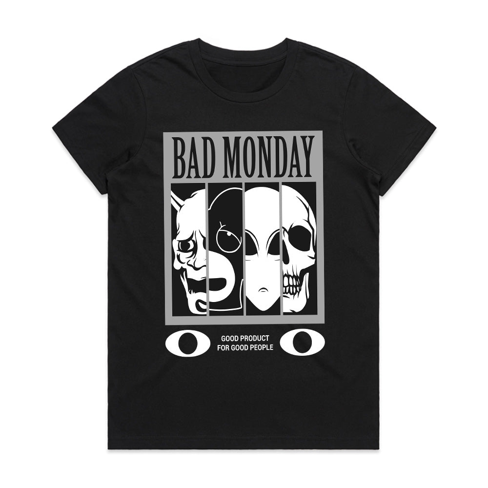 Bad Monday: Faces of Reality Tee