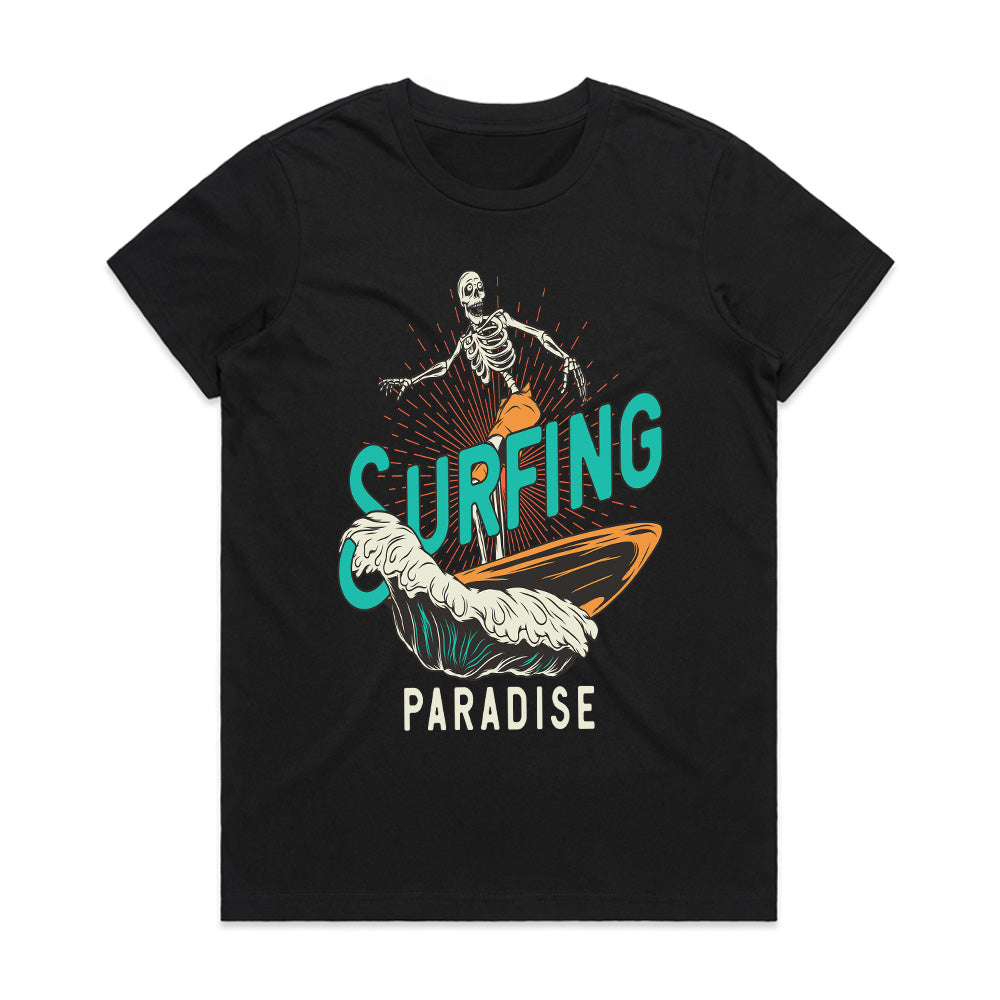 Deadwave Dream: Skeleton Surf Society Tee