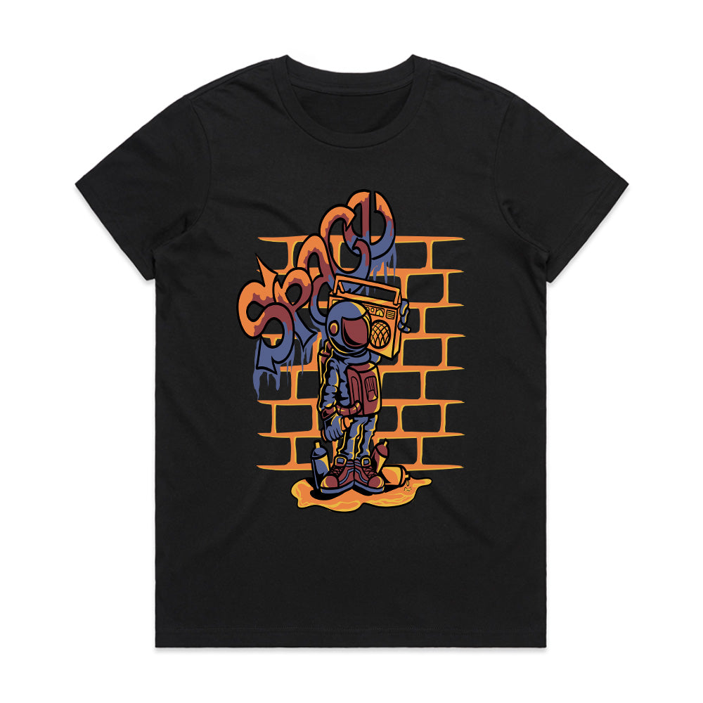 Brick Beats: Space Graff Hustle Tee