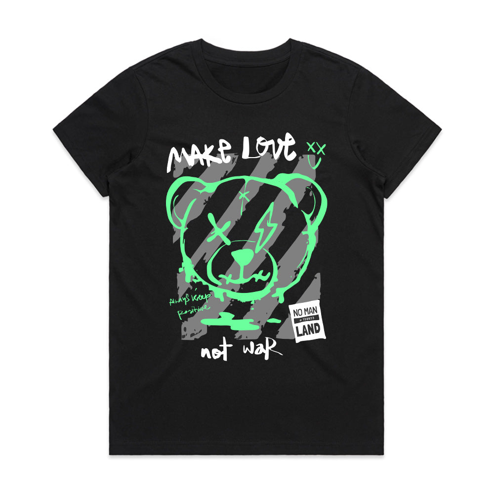 Peace Graff: Make Love Not War Tee
