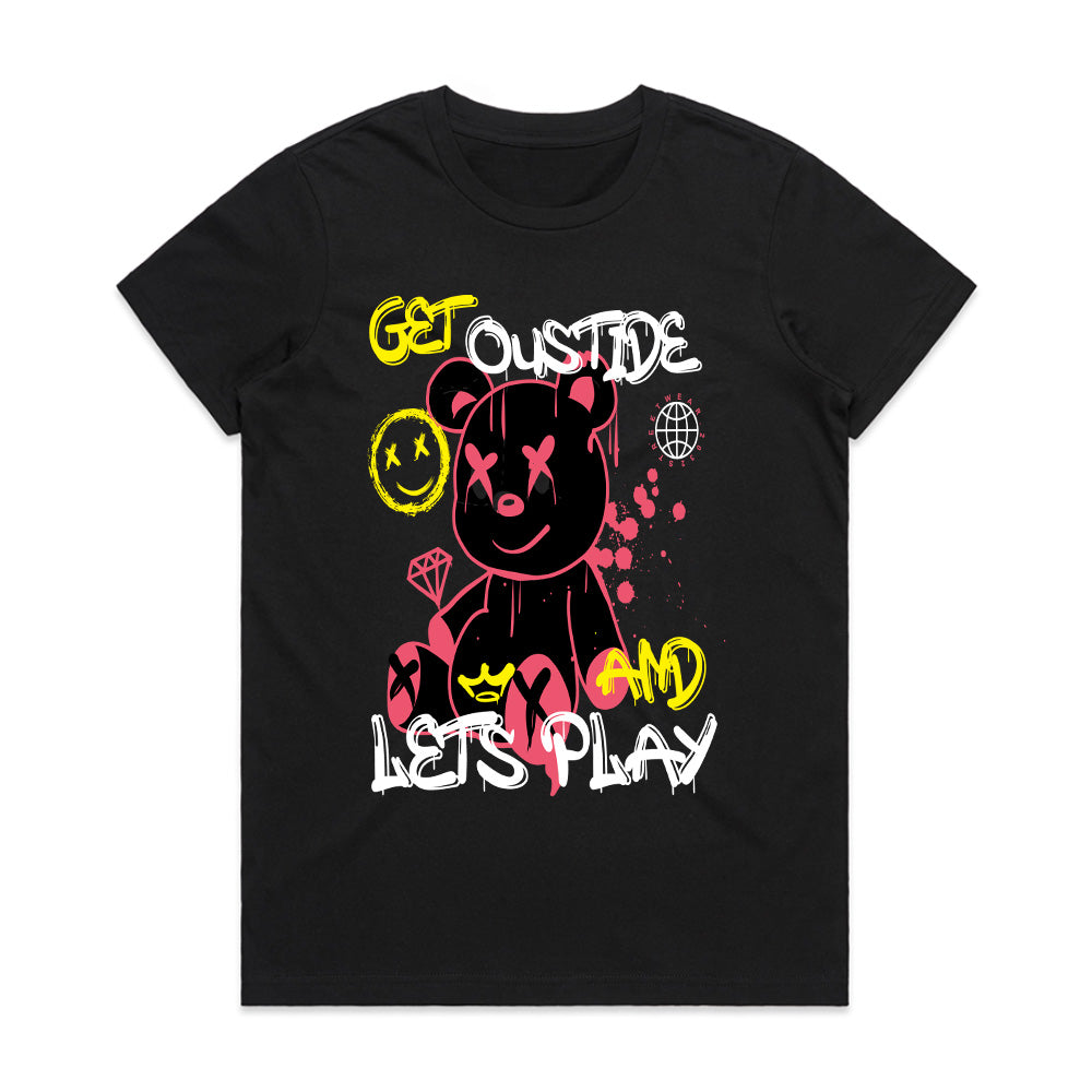 Play Mode: Graffiti Bear Vibes Tee