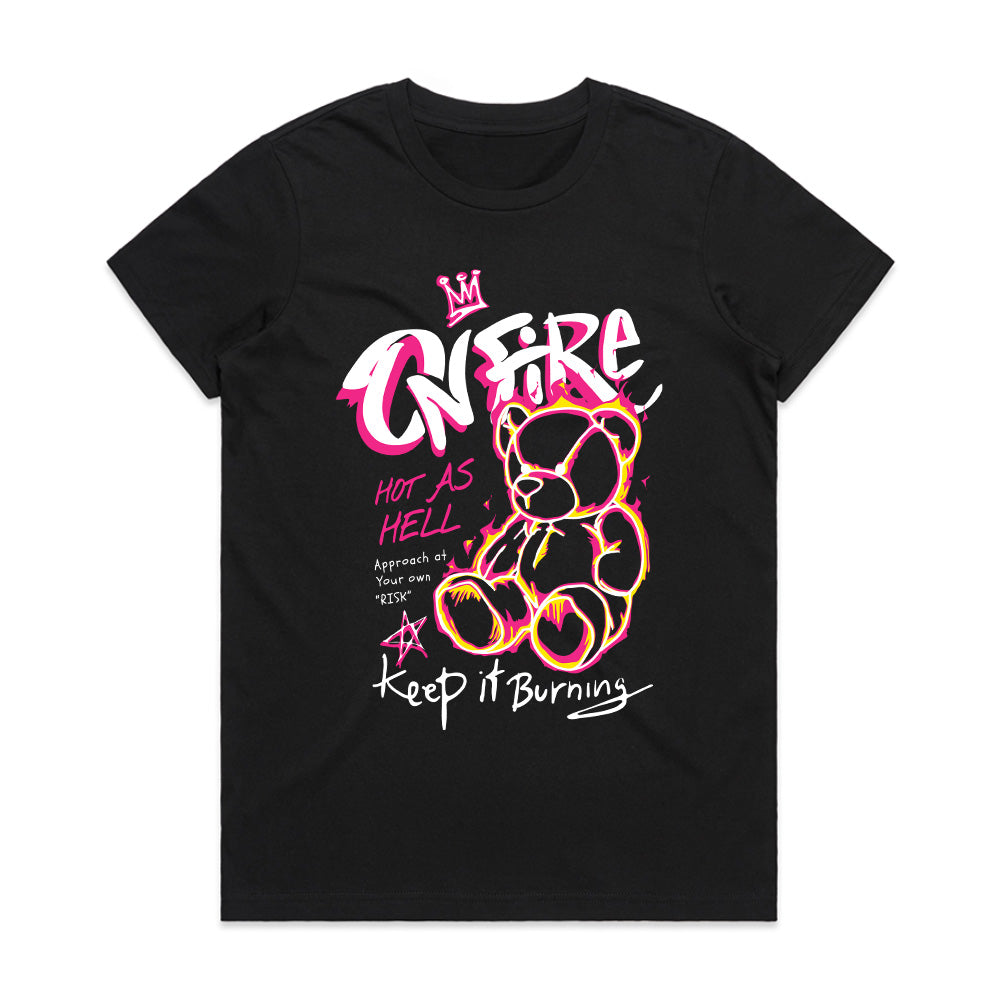 Blaze Bear: On Fire Street Tee