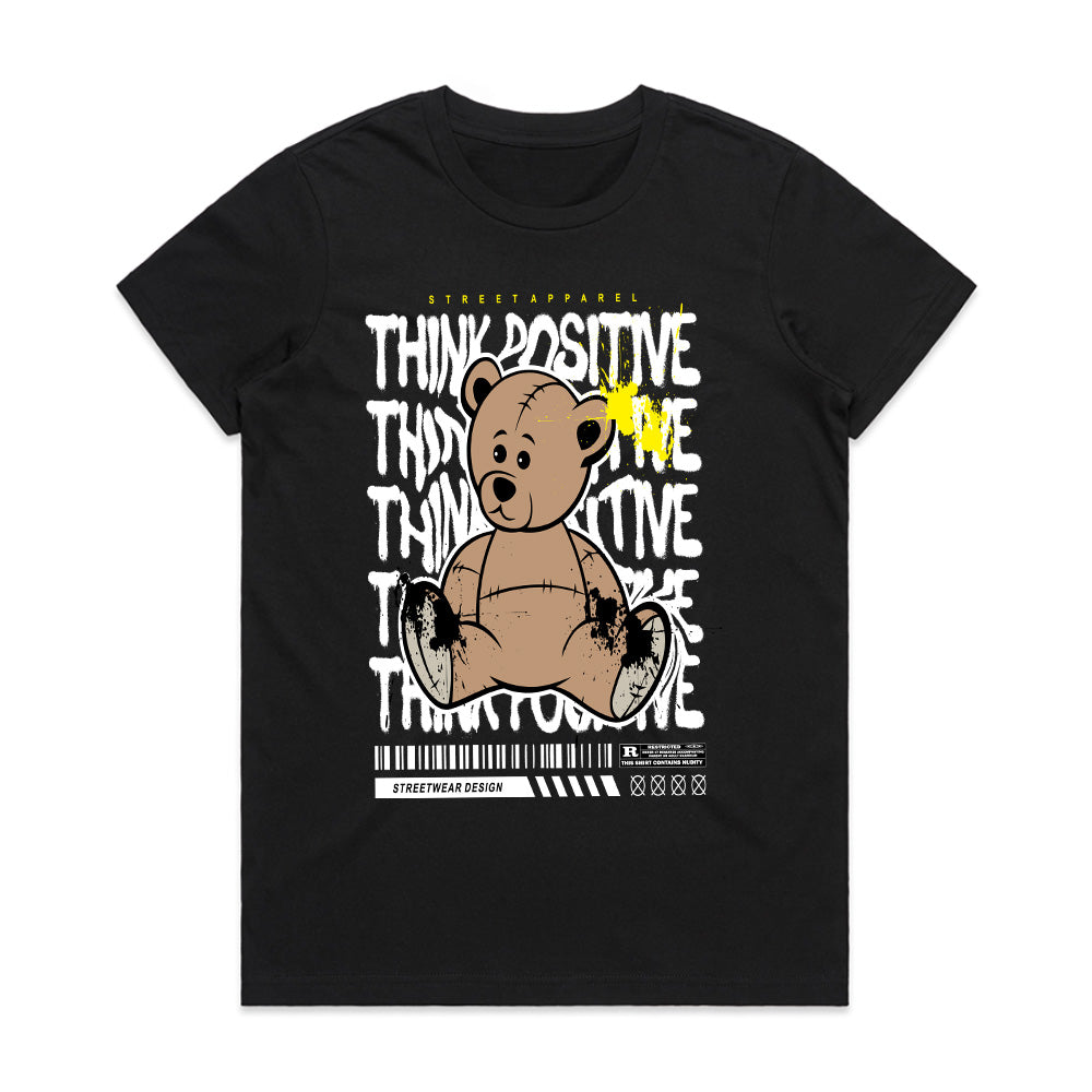 Grime & Grit: Think Positive Bear Tee